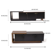 LED Premium Extendable Wooden Table